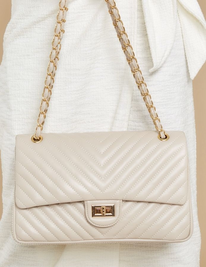 Chevron Quilted Bag