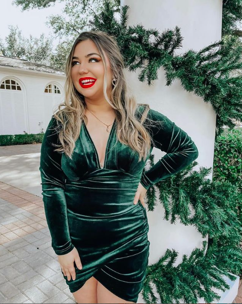 holiday dress, green velvet dress, amazon holiday dress